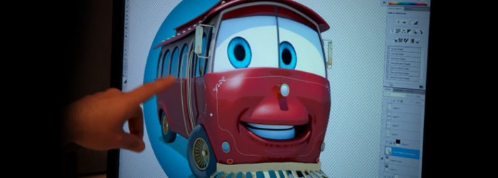 “Sparky The Trolley” Pixar-Inspired Animated Character: Part 1