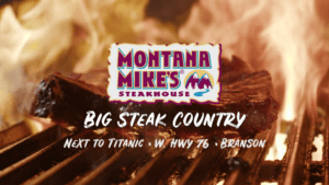 Montana Mike's Steakhouse TV food and beverage ad produced by Digital Lunchbox, a video production company serving Springfield, Branson and Missouri.
